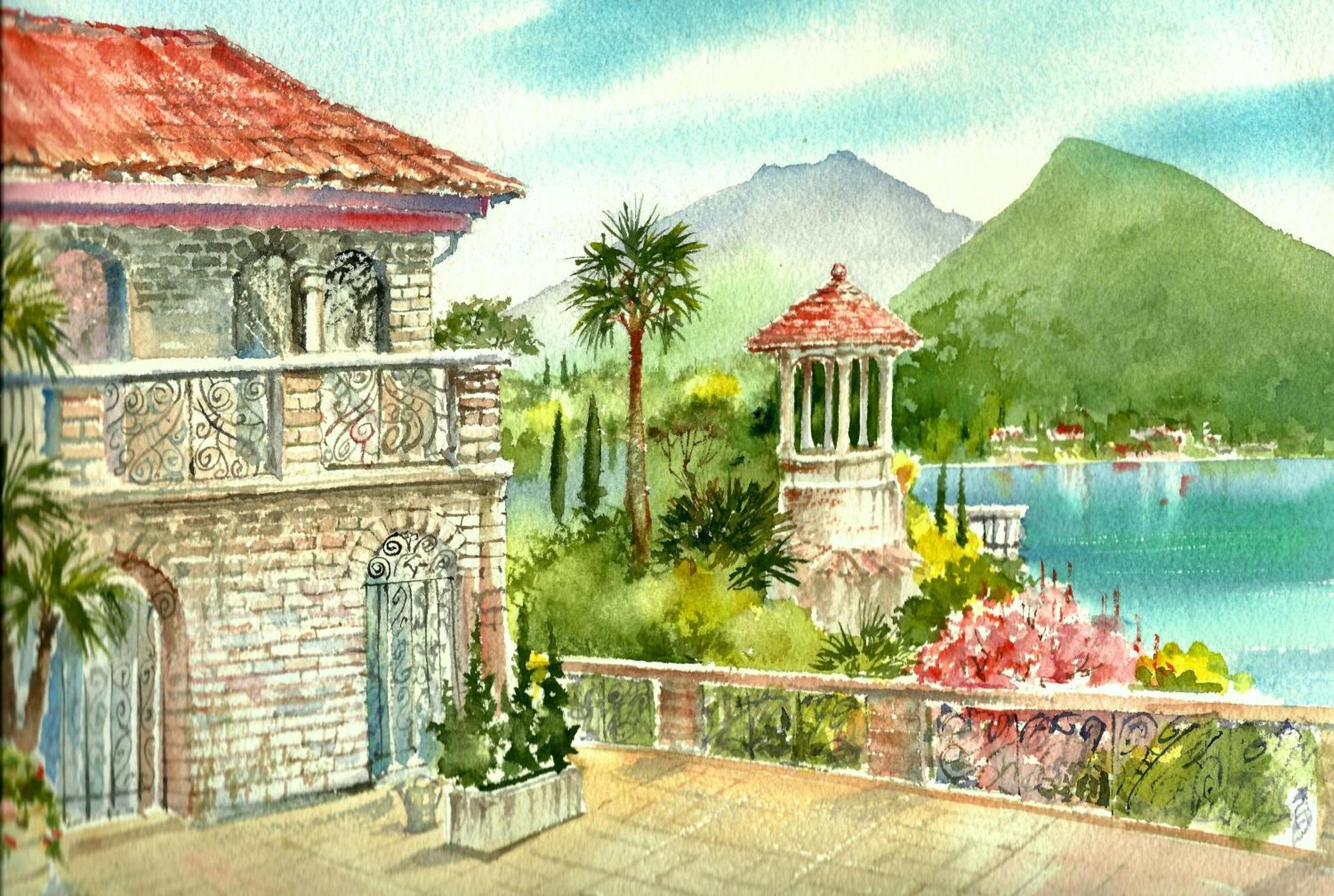 Barony Le Pergole Holiday Apartments 盧加諾 外观 照片